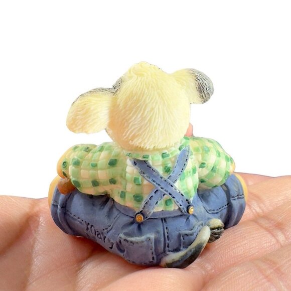 Marys Moo Moos 1994 Enesco Figurine Mary Rhyner Bloom Where Your Are Planted Vtg - Picture 3 of 11
